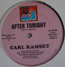 画像1: CARL RAMSEY / AFTER TONIGHT (12")♪