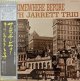 キース・ジャレット・トリオ（Keith Jarrett Trio）/ サムホエア・ビフォー (LP)♪