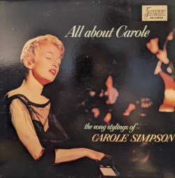 画像1: CAROLE SIMPSON / ALL ABOUT CAROLE (LP)♪
