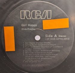 画像2: ELVIS PRESLEY / GIRL HAPPY (LP)♪