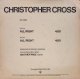 CHRISTOPHER CROSS / ALL RIGHT (12")♪