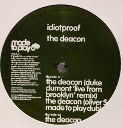 画像1: IDIOTPROOF / THE DEACON (12")♪