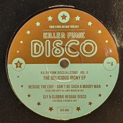 画像1: KILLER FUNK DISCO ALL STARS / VOL.6 : THE DELICIOUS IRONY EP (12")♪
