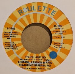 画像1: ECSTASY, PASSION AND PAIN feat. BARBARA ROY / TOUCH AND GO (7")♪