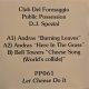 ANDRAS・BELL TOWERS / CLUB DEL FORMAGGIO (7")♪