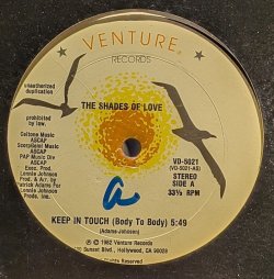 画像1: THE SHADES OF LOVE / KEEP IN TOUCH (BODY TO BODY) (12")♪