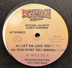 画像1: LOVEFACE / DE-MIXES VOL.4 (12")♪