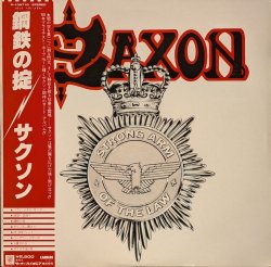 画像1: サクソン（Saxon）/ 鋼鉄の掟 (LP)♪