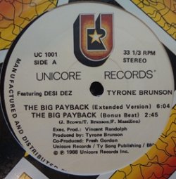画像1: TYRONE BRUNSON / THE BIG PAYBACK (12")♪
