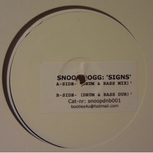 画像: SNOOP DOGG / SIGNS (Drum & Bass mix) (12")♪