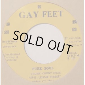 画像: LENNIE HIBBERT, COUNT OSSIE & LYNN TAITT / PURE SOUL (7")