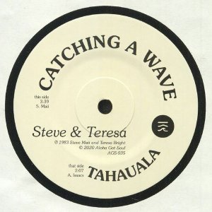 画像: STEVE & TERESA / CATCHING A WAVE (7")♪