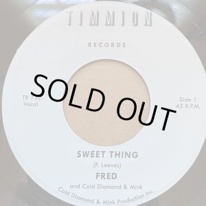 画像: FRED / SWEET THING (7")♪