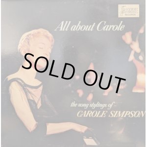 画像: CAROLE SIMPSON / ALL ABOUT CAROLE (LP)♪