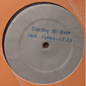 画像: JACK RADICS / STARTING OVER (12")♪