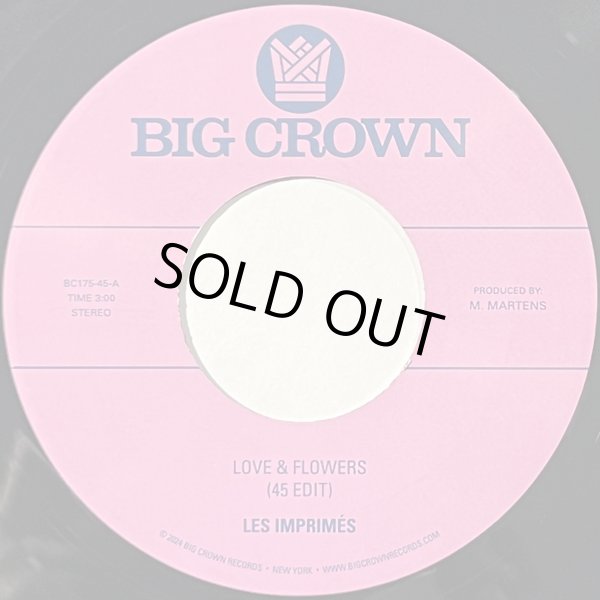 画像1: LES IMPRIMES / LOVE & FLOWERS (45” EDIT) (7")♪
