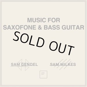 画像: SAM GENDEL & SAM WILKES / MUSIC FOR SAXOPHONE & BASS GUITAR (LP : Re-Entry)♪