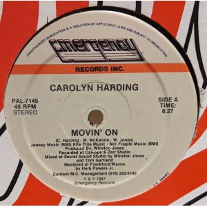 画像: CAROLYN HARDING / MOVIN' ON (12")♪