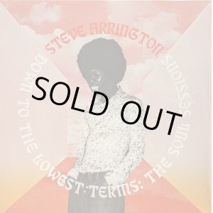 画像: STEVE ARRINGTON / DOWN TO THE LOWEST TERMS : THE SOUL SESSIONS (LP)♪