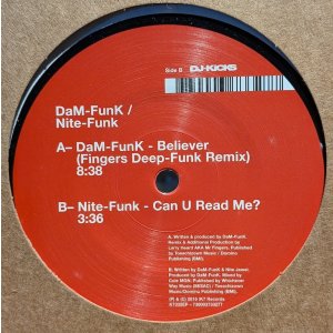 画像: DaM-FUNK・NITE-FUNK / BELIEVER（Fingers Deep-Funk Remix）・CAN YOU READ ME? (12")♪