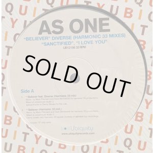 画像: AS ONE / BELIEVER (HARMONIC 33 REMIX) (12")♪