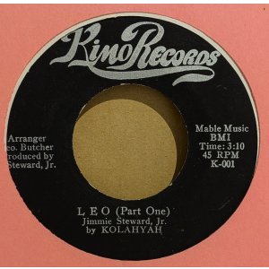 画像: KOLAHYAH / L E O (7")♪