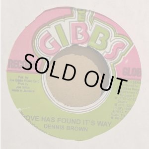 画像: DENNIS BROWN / LOVE HAS FOUND IT’S WAY (7")♪