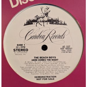 画像: THE BEACH BOYS / HERE COMES THE NIGHT (12")♪