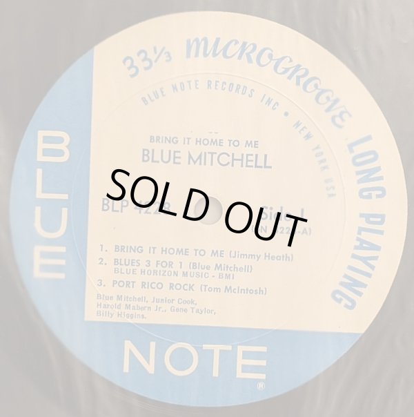 画像2: BLUE MITCHELL / BRING IT HOME TOME (LP)