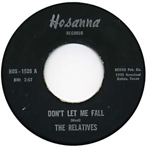 画像1: THE RELATIVES / DON'T LET ME FALL (7"：Re-Entry)♪