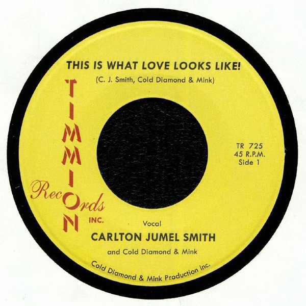 画像1: CARLTON JUMEL SMITH / THIS IS WHAT LOVE LOOKS LIKE! (7")♪