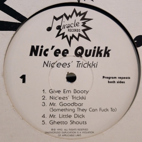 画像1: NIC’EE QUIKK / NIC’EES’ TRICKKI (EP)♪