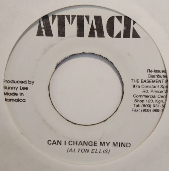 画像1: ALTON ELLIS  / CAN I CHANGE MY MIND (7")♪