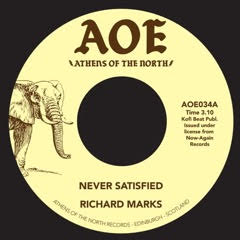 画像1: RICHARD MARKS / NEVER SATISFIED (7")♪