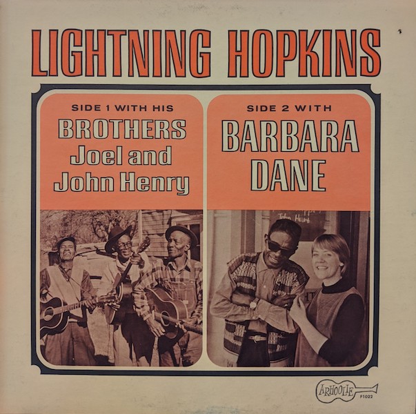 画像1: LIGHTNIN' HOPKINS /LIGHTNIN’ HOPKINS  / WITH BROTHERS JOEL AND JOHN HENRY AND BARBARA DANE (LP)♪
