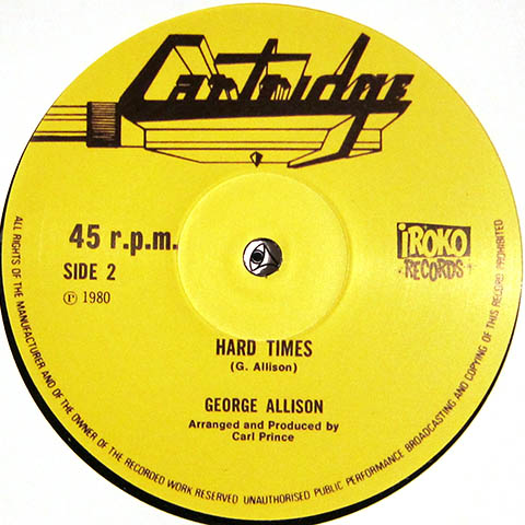 GEORGE ALLISON / TEN TO ONE (12