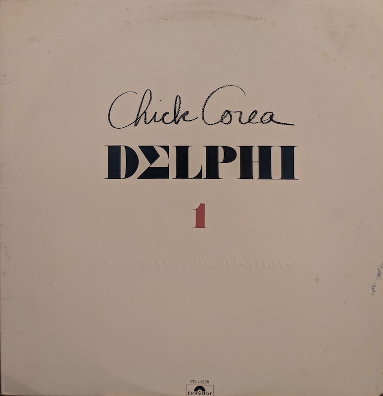 画像1: CHICK COREA / DELPHI 1 SOLO PIANO IMPROVISASIONS (LP)♪