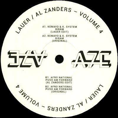 画像1: LAUER・AL ZANDERS / AFRICA SEVEN presents A7 EDITS Volume 4 (12")♪