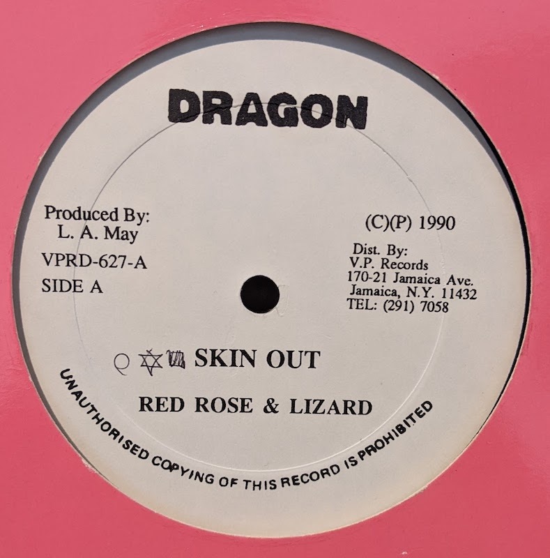 画像1: RED ROSE & LIZARD / SKIN OUT (12")♪