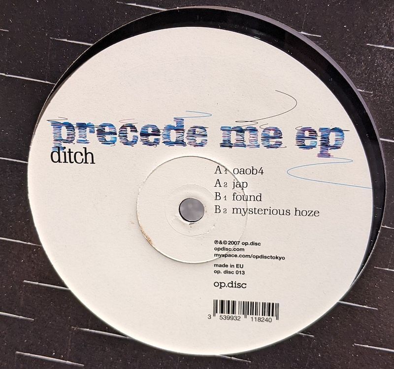 画像1: DITCH / PRECEDE ME (12")♪