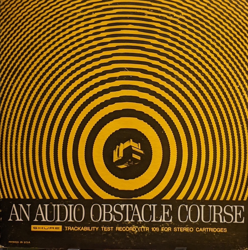 画像1: AN AUDIO OBSTACLE COURSE - Shure Trackability Test Record (LP)♪