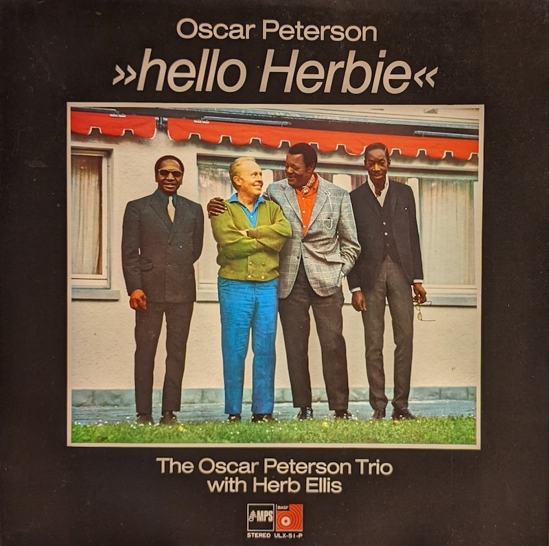 画像1: オスカー・ピーターソンとハーブ・エリス（Oscar Peterson / Herb Ellis）/ ハロー・ハービー (LP)♪