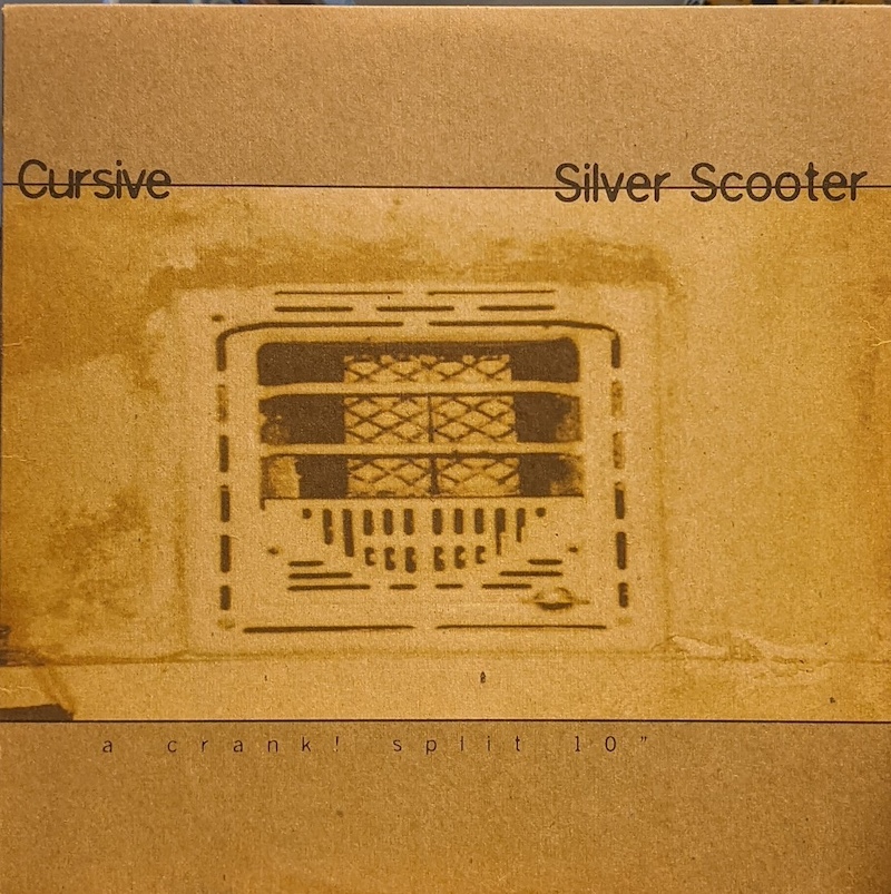 画像1: CURSIVE・SILVER SCOOTER / A CRANK! SPLIT EP (10")♪