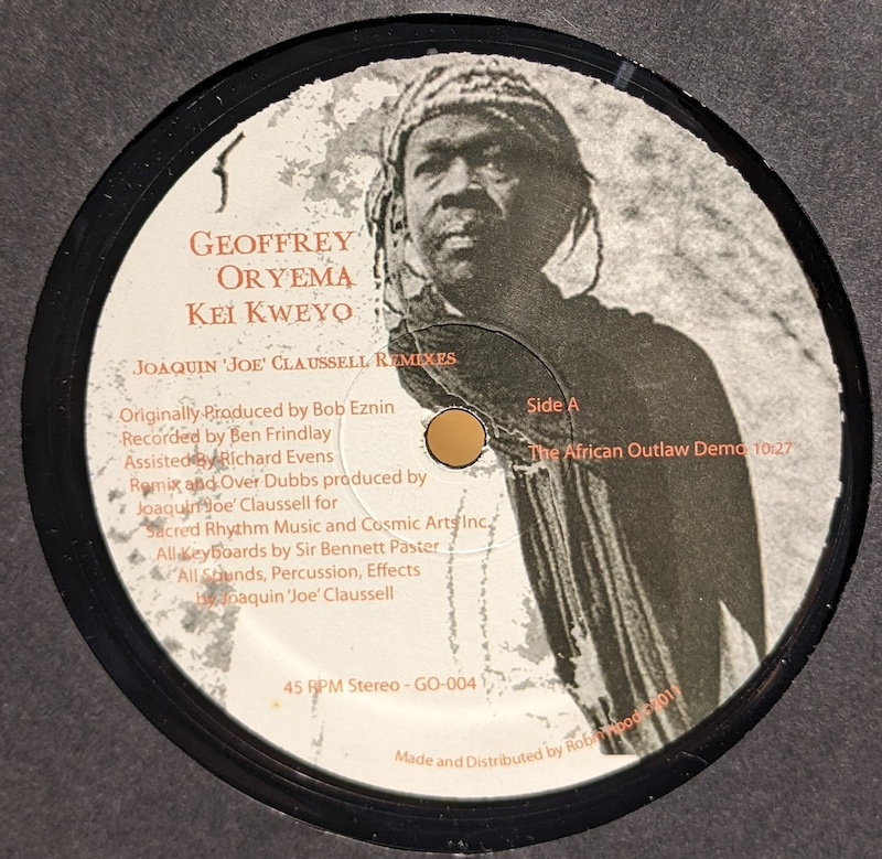 画像1: GEOFFREY ORYEMA  / KEI KWEYO（JOAQUIN ‘JOE’ CLAUSELL REMIXES) (12")♪