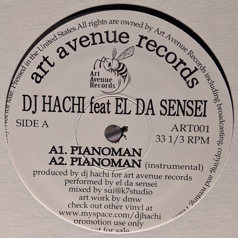 画像1: DJ HACHI feat. EL DA SENSEI / PIANOMAN (12")♪