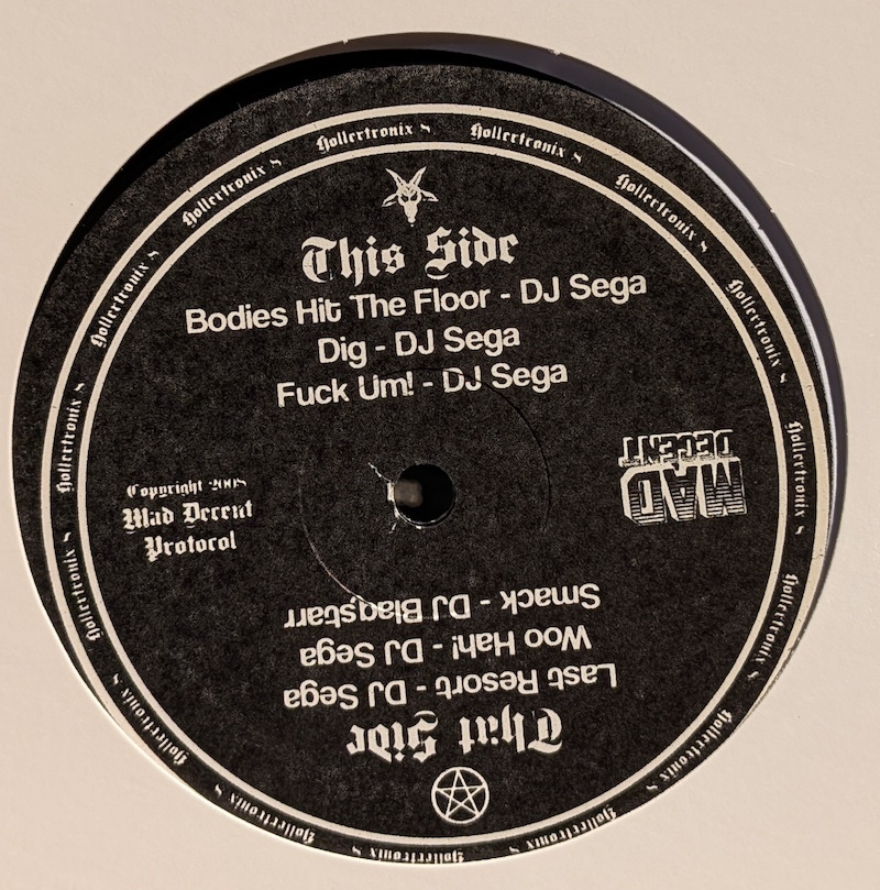 画像2: DJ SEGA・DJ BLAQSTARR / HOLLERTRONIX #8 “WELCOME TO HELL” (12")♪