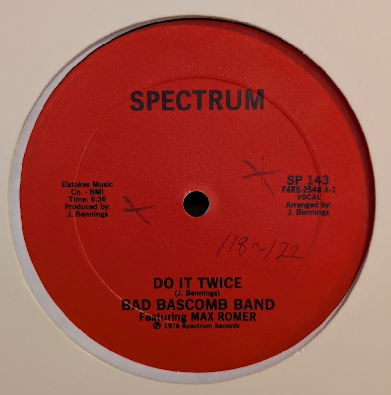 画像1: BAD BASCOMB BAND / DO IT TWICE (12")♪