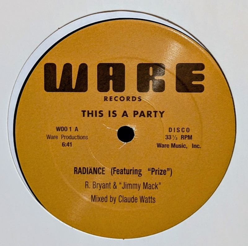 画像1: RADIANCE (feat. PRIZE) / THIS IS A PARTY (12")♪