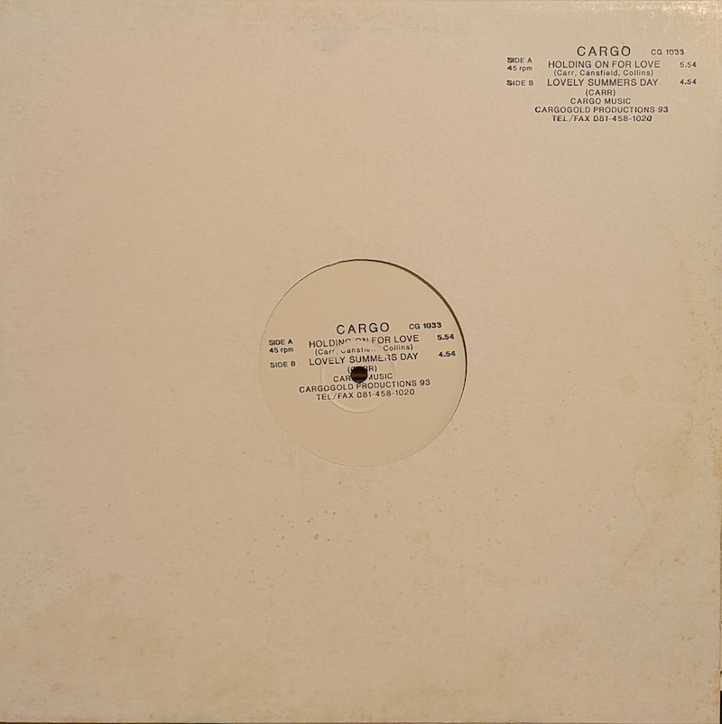 画像1: CARGO / HOLDING ON FOR LOVE (12")♪