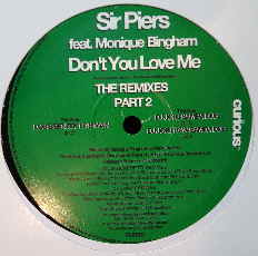 画像1: SIR PIERS feat. MONICA BINGHAM / DO YOU LOVE ME - The Remixes Part 2 (12")♪